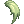 Costume Sweet Side Ponytail (Green)