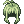Costume Ponytail Hair(Green)