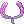 Costume Pigtails Half Up(Purple)